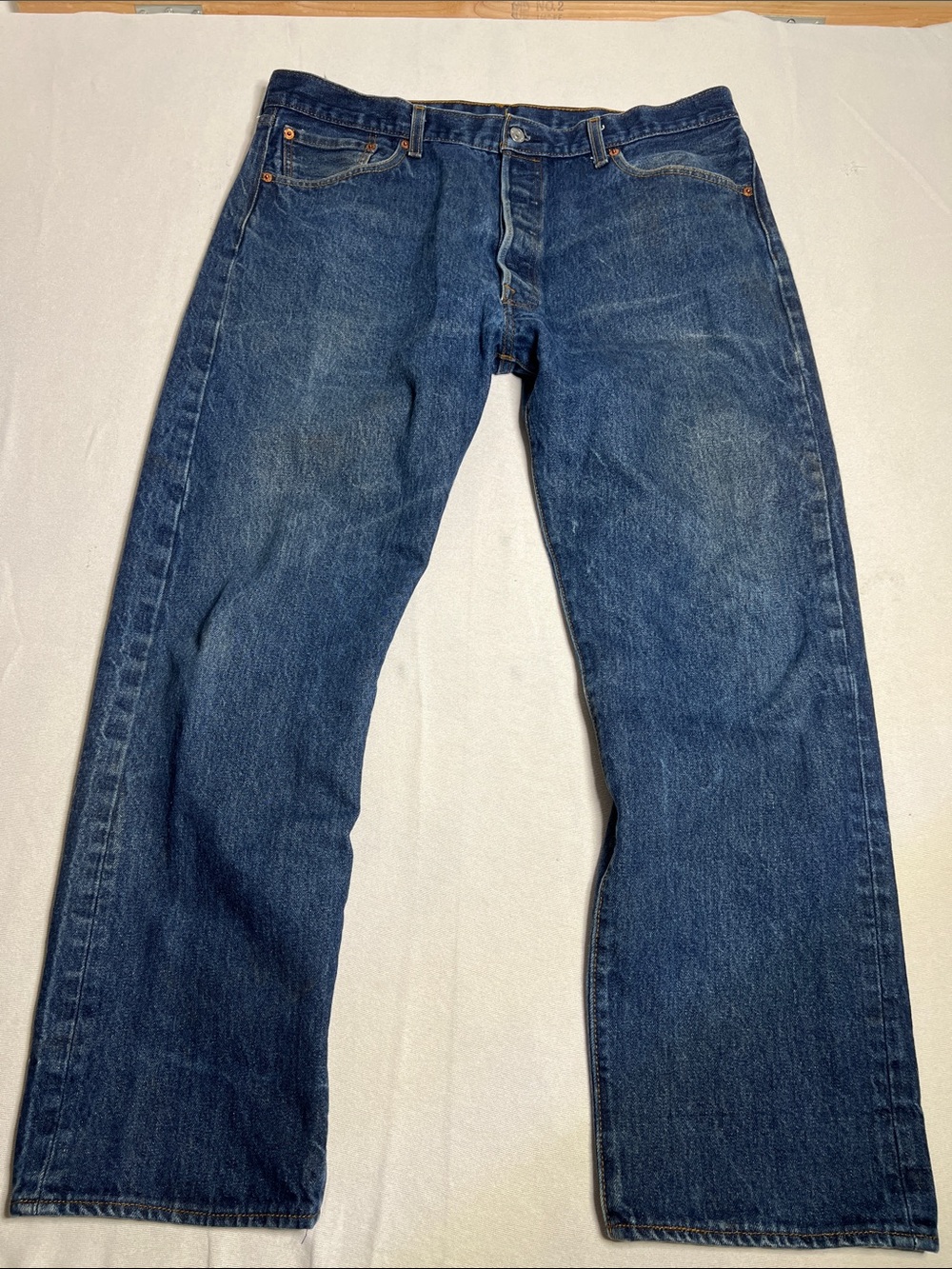 Levi's Dark Blue Straight-Leg Jeans